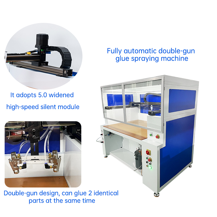 JL-10060 Fully automatic double-gun glue spraying machine - Image 3