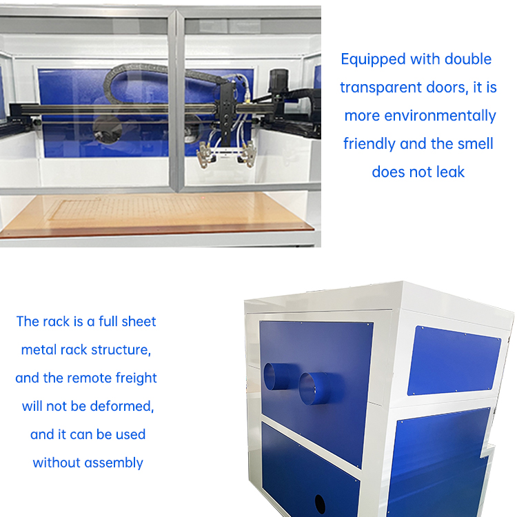JL-10060 Fully automatic double-gun glue spraying machine - Image 4